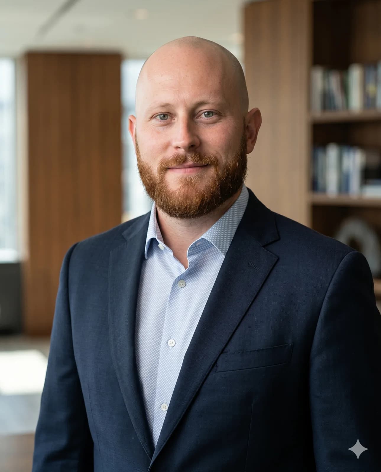 Thomas in a polished founder portrait for WizBd.